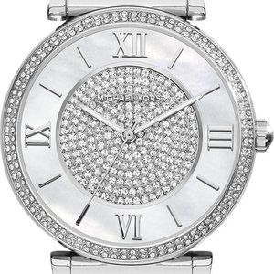 Michael Kors Women's CATLIN Silver-Tone Watch MK3355